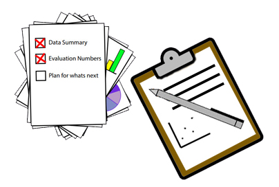 Program Evaluation Icon (Adobe Illustrator & Photoshop)